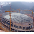 Cubierta de techo de estadio de marco de espacio de acero ligero prefabricado